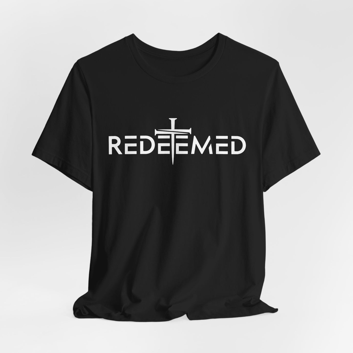 Redeemed Christian T-Shirt – Faith Cross Jesus Shirt | PrintParadise